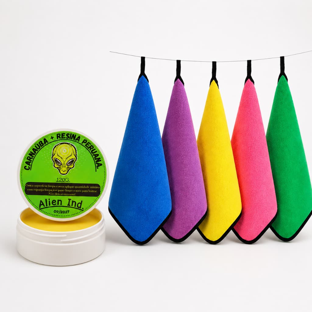 Cera Alien Ind Remove Riscos Queimado Sol E 1 Flanela Dupla