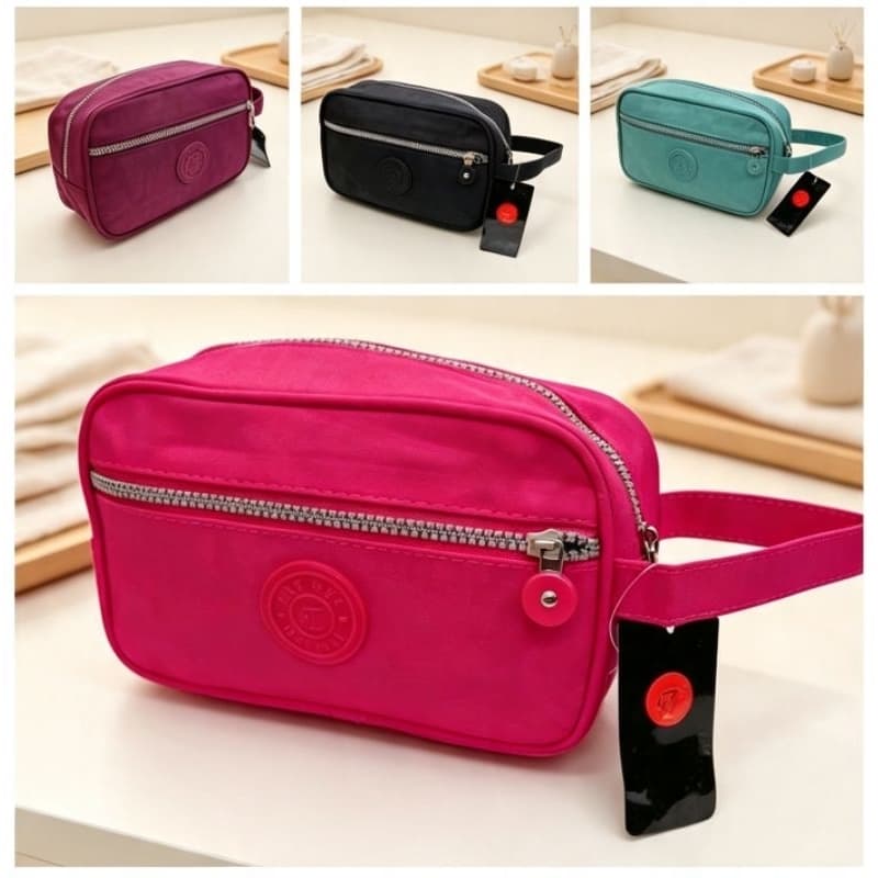 Necessaire Bolsa de Mão Bag Multiuso 2 Divisorias Unissex 6261