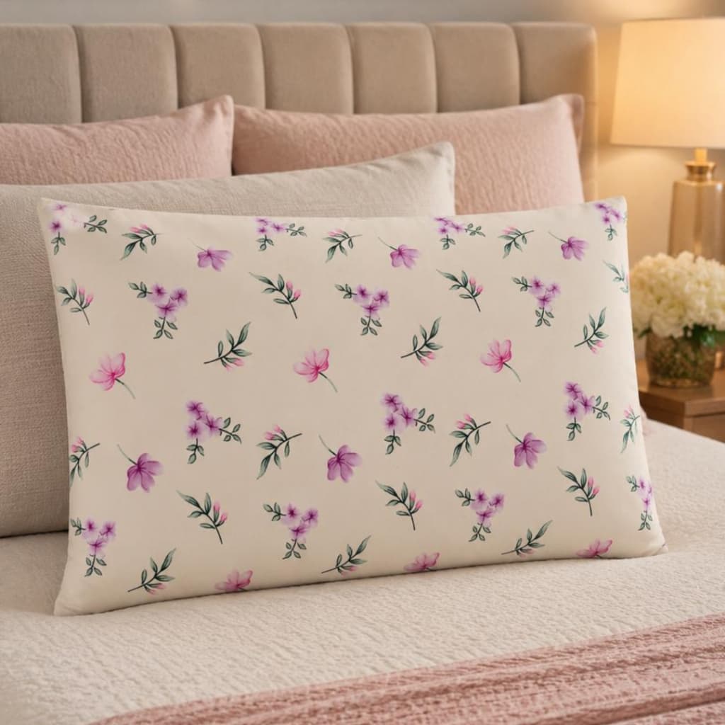 Kit 2 Fronhas Lindas Estampadas 48x68 Micropercal Toque Macio seu quarto mais Lindo