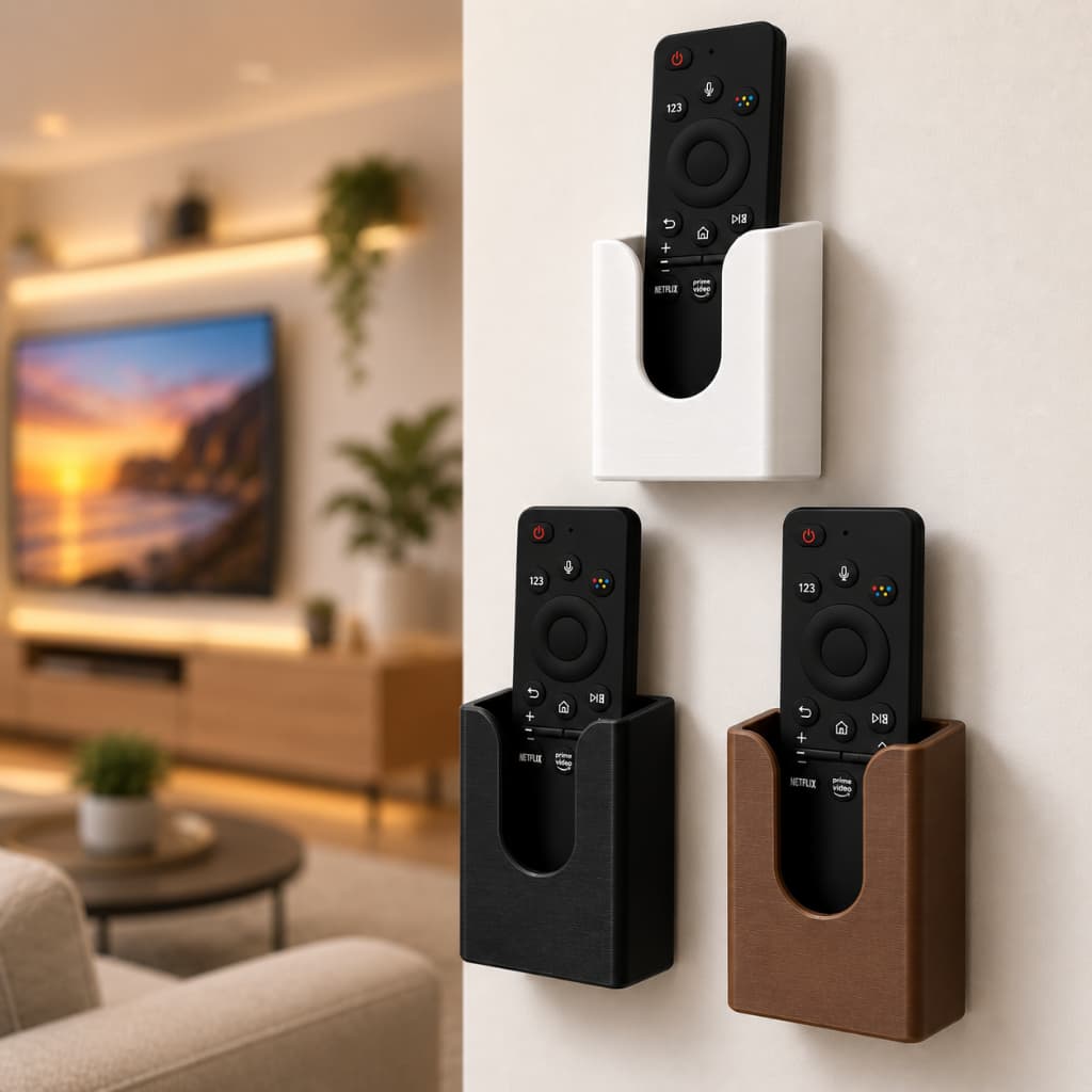 Organizador Controle Tv Ar Condicionado De Parede Sem Furo Adesivo Incluso
