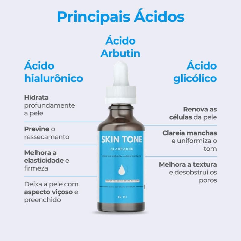 Clareador Skin Tone 30g - Reduz Manchas e Melasma com Fórmula Sem Efeito Rebote 👉https://s.shopee.com.br/8V7mEimysV