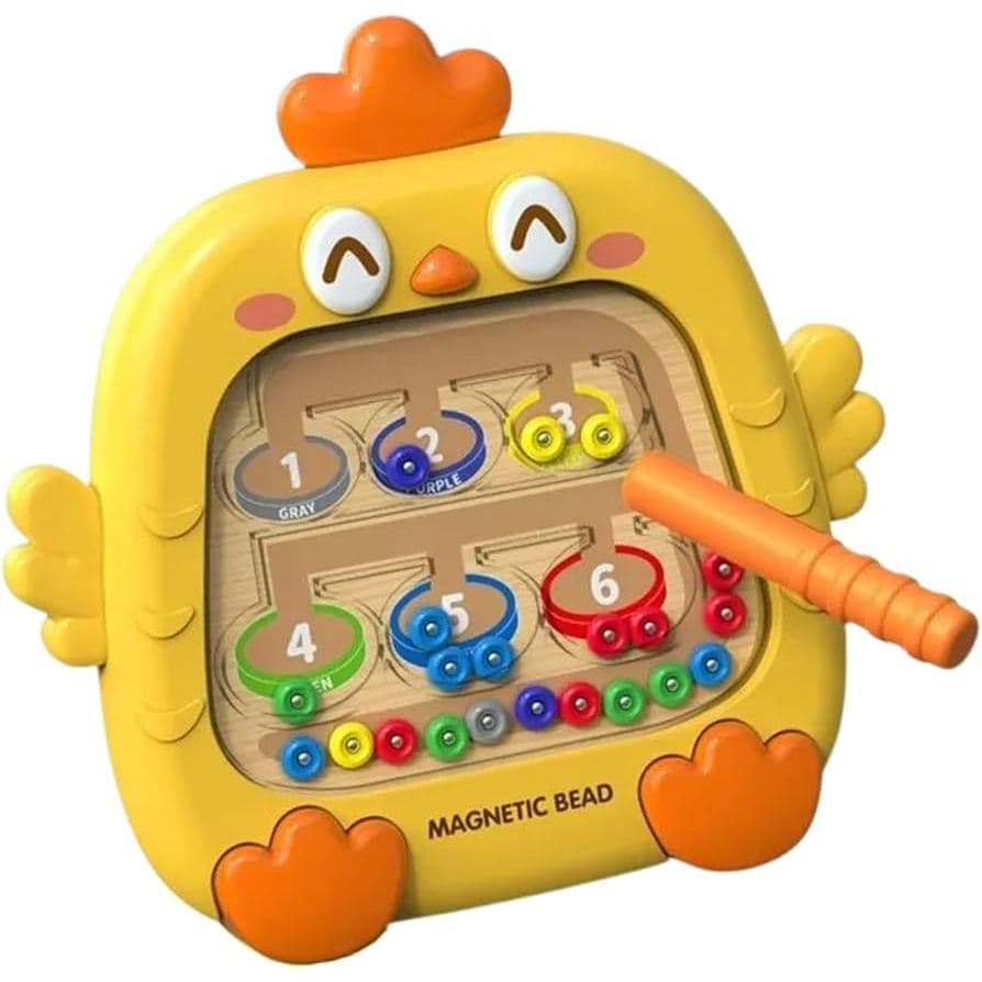 Brinquedo educativo magnetico pintinhoark toys na caixa