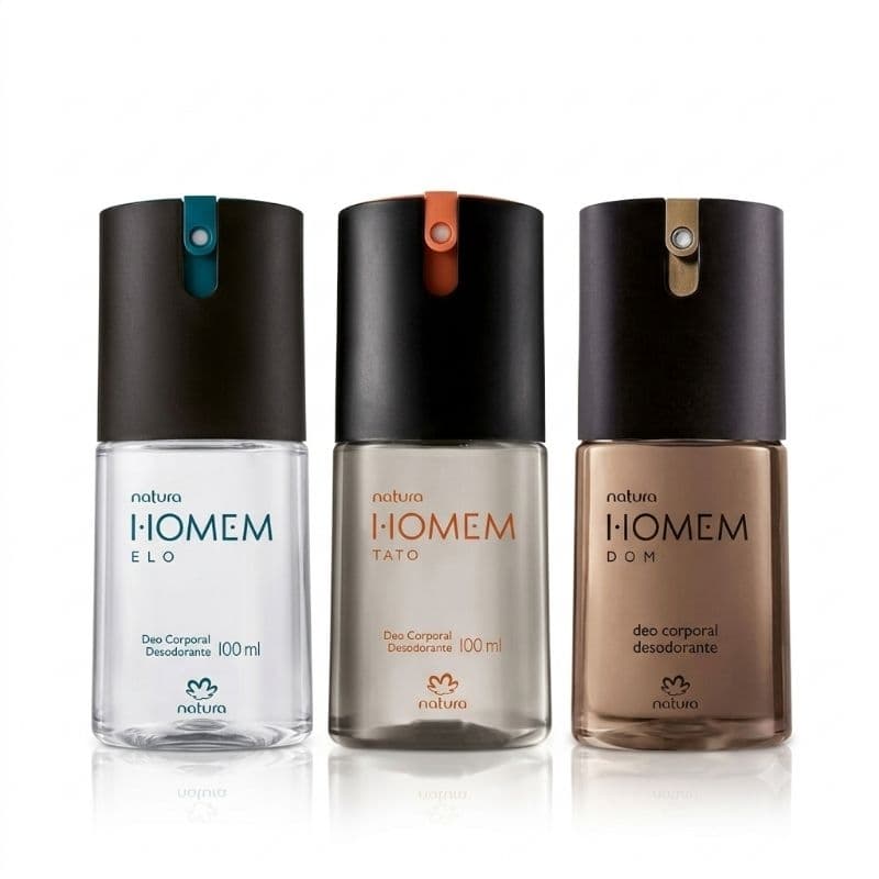Natura Homem Dom Elo Tato Desodorante Spray Corporal 100ml - Fragrância a escolher