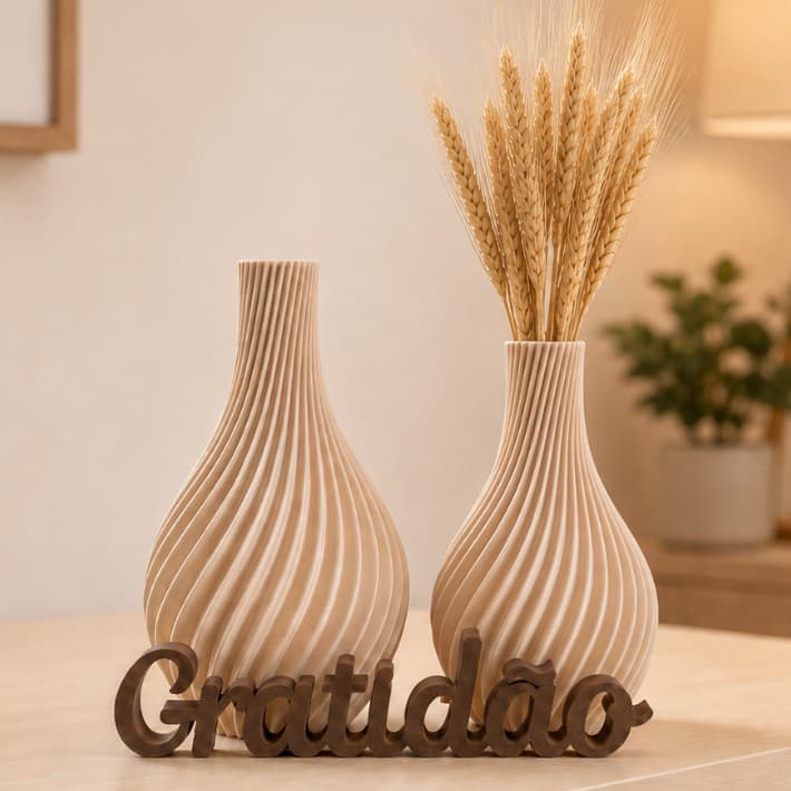 Kit Vaso Jarro Decoração Enfeite Painel Sala Escritório Quarto Rack Planta Artificial