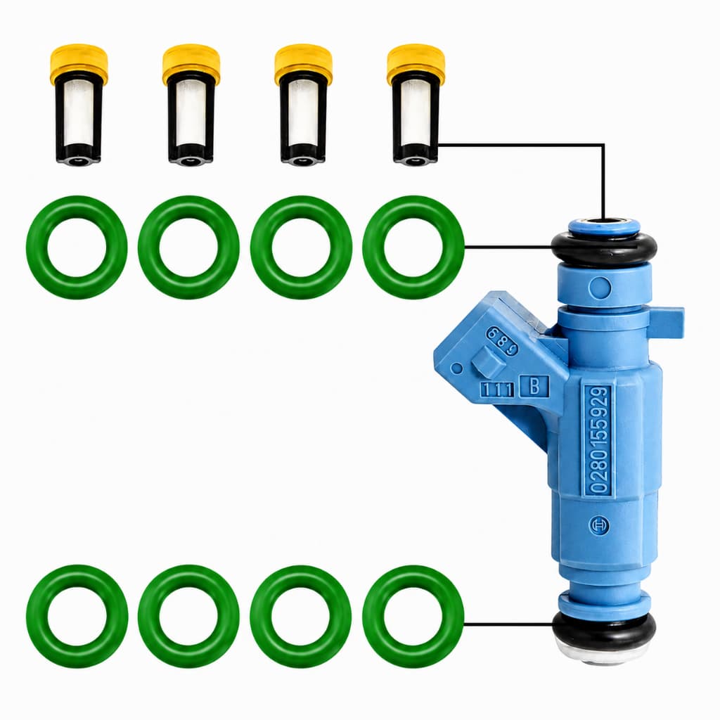 Kit Reparo Bico Injetor Astra Zafira 1.8 2.0 MPFI - 0280155929