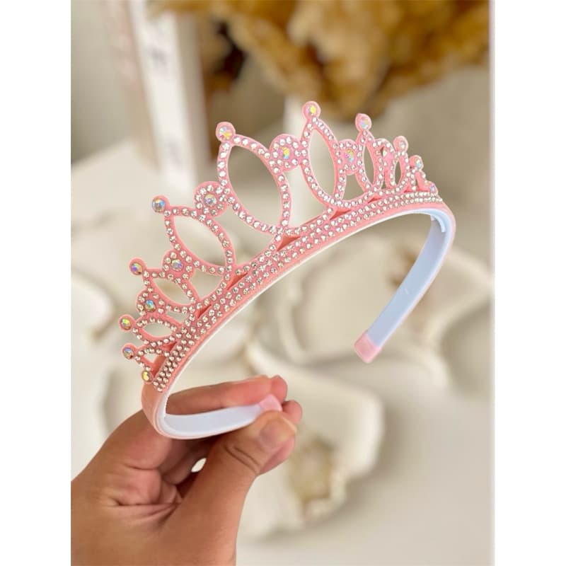 Tiara coroa Tiara princesa Tiara cabelo infantil Tiara meninas brilho strass