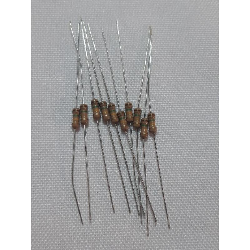Resistor 150K 1/4W CR25 tolerância 5% kit com 10 peças