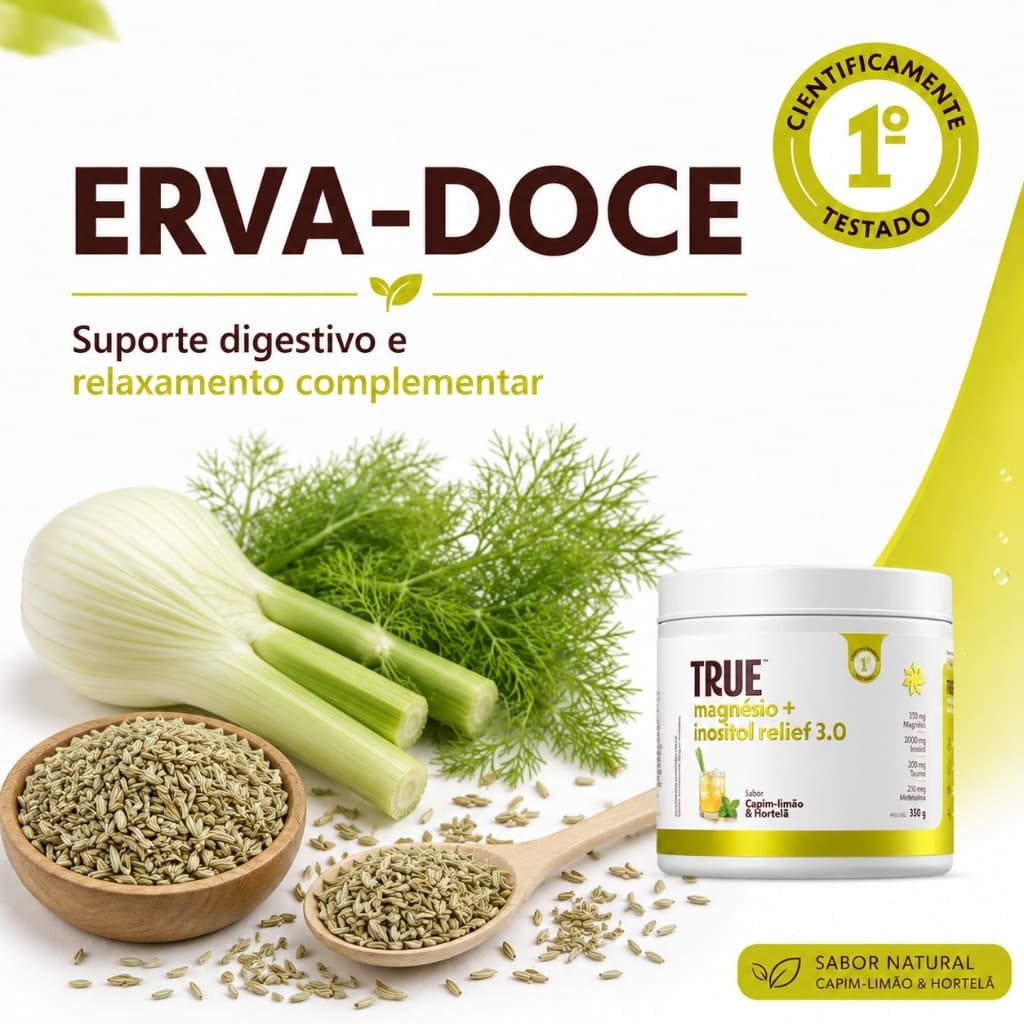 Vitamina para Estresse e Cortisol Alto True Relief 350g