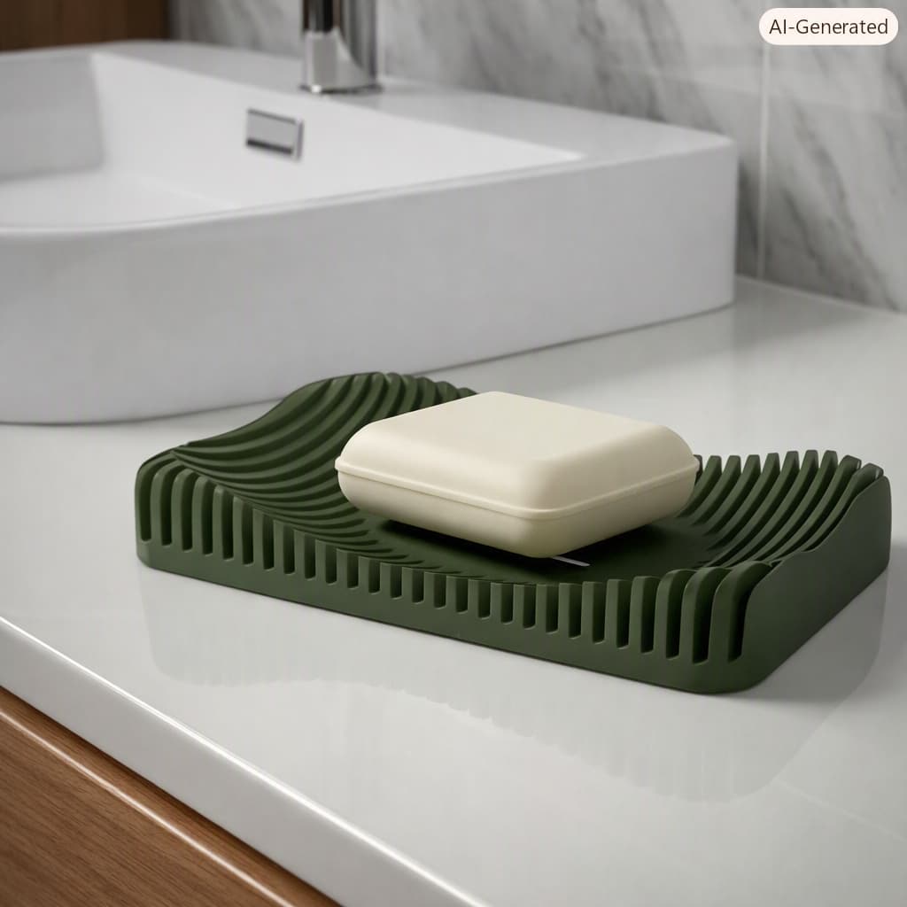 Saboneteira Vazada Decorativa 12x8 cm | Porta Sabonete Moderno | Diversos Modelos