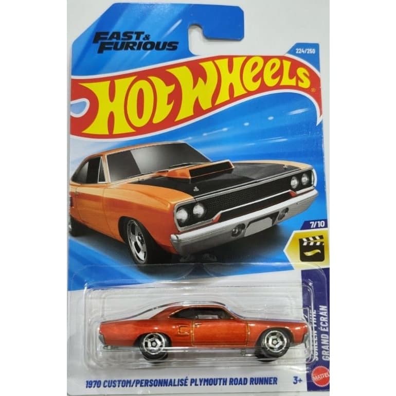 Carrinho Hot Wheels Velozes e Furiosos 1970 Custom Plymouth Road Runner