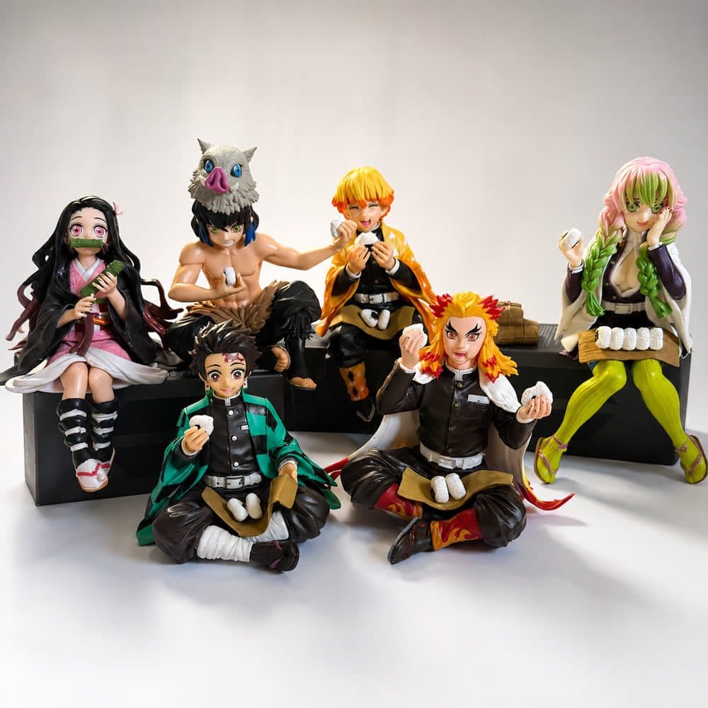 Miniatura Demon Slayer Kimetsu No Yaiba Personagem Anime PVC Colecionável Escolha o Modelo