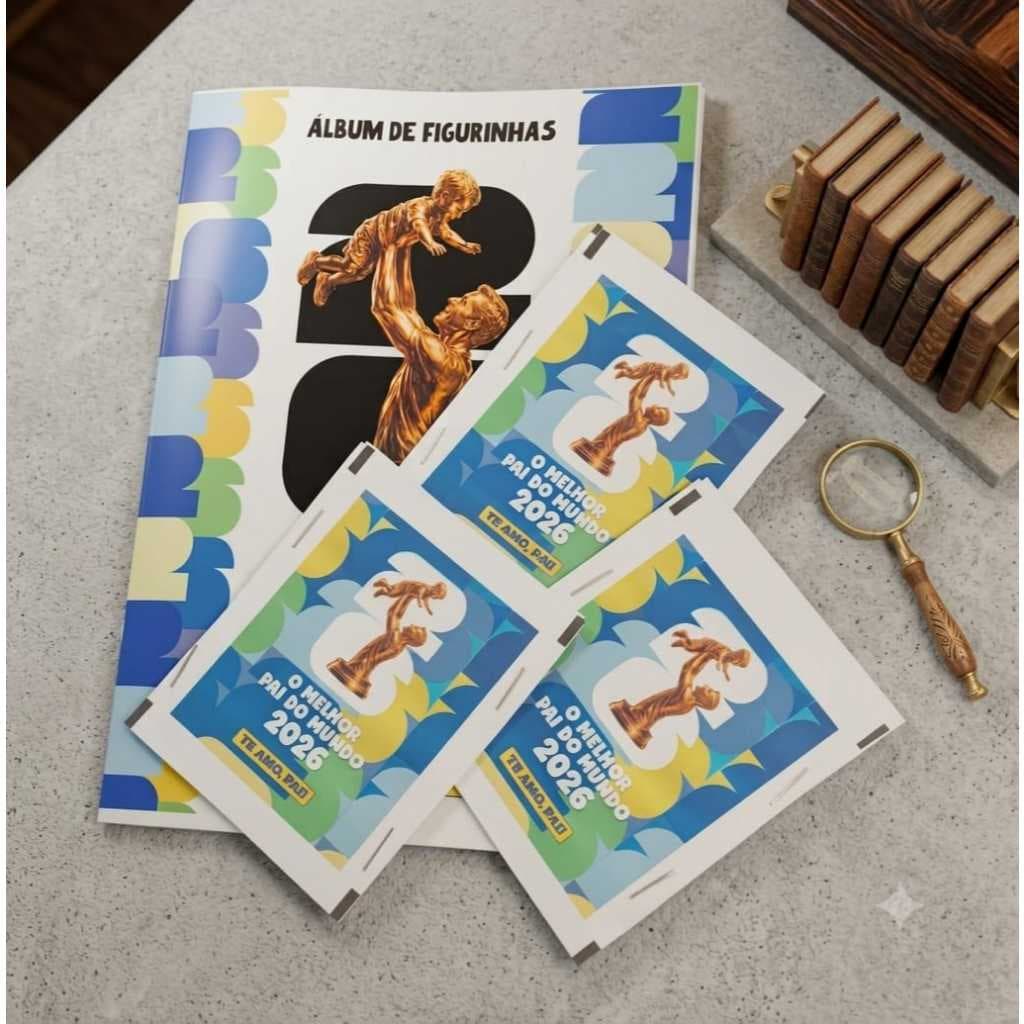 Álbum de figurinhas| Dia dos Pais| Personalizado