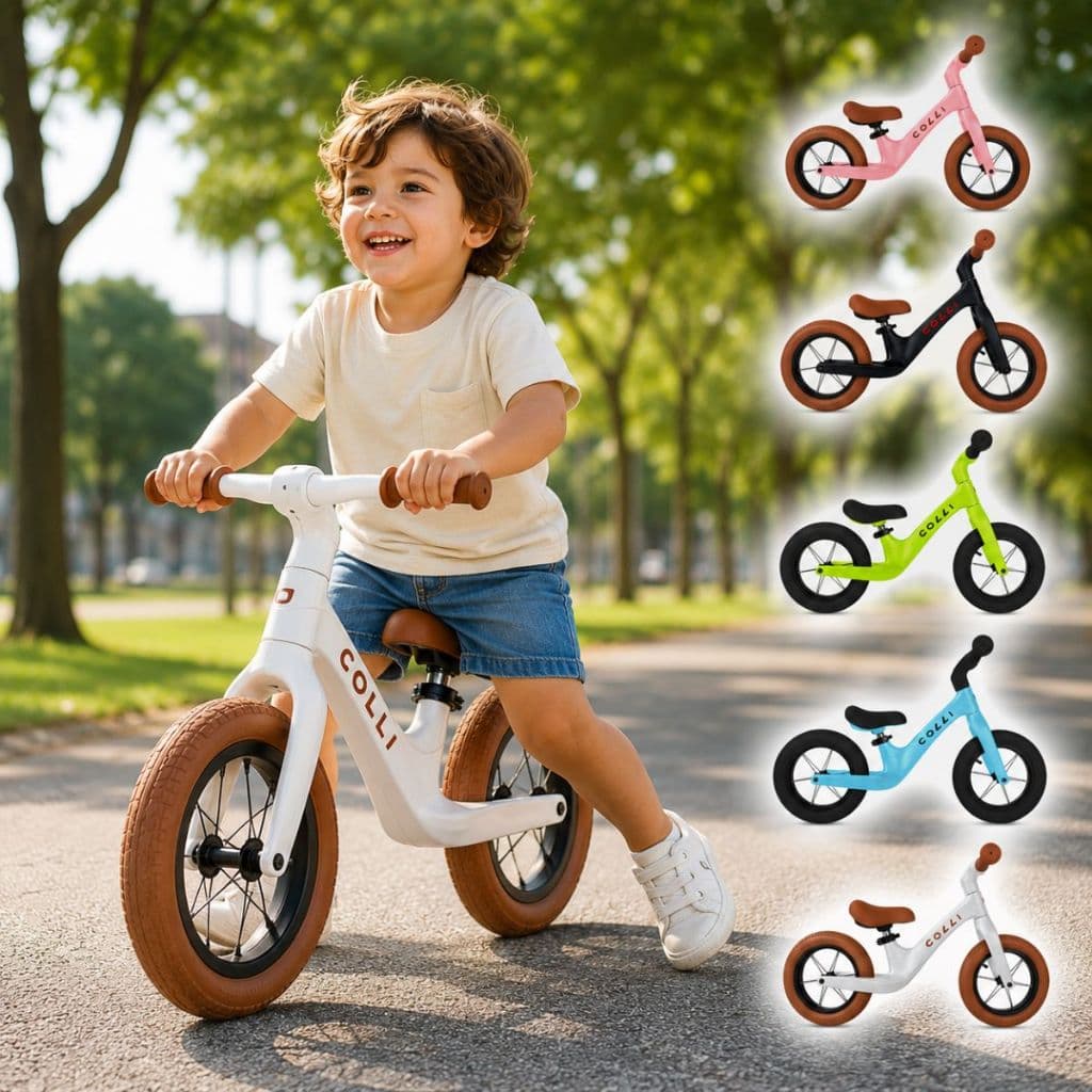 Bicicleta De Equilíbrio Infantil Colli Pitukinha Aro 12, Balence Bike, Menino, Menina, Escolha a Cor