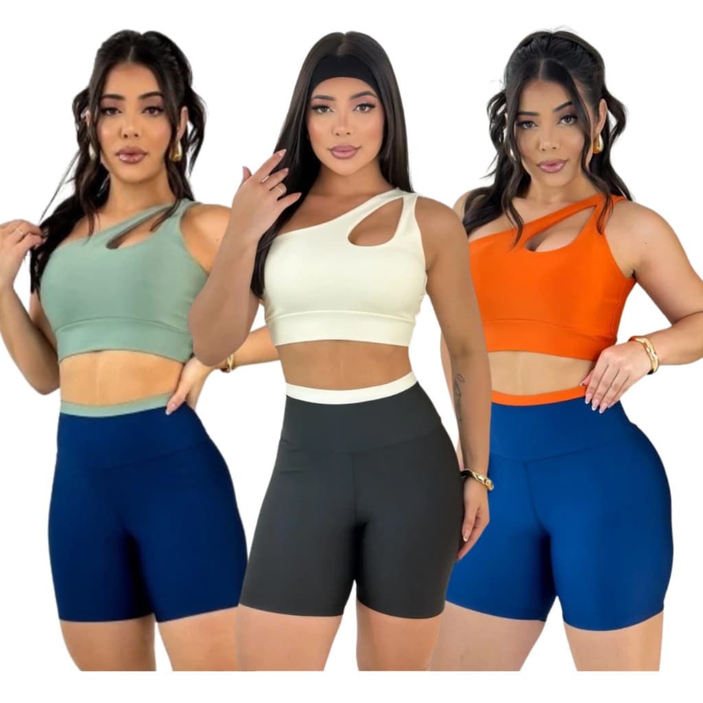 Useari roupa fitness zero transparência top short nula manga gota suplex power conjunto de academia feminino treino