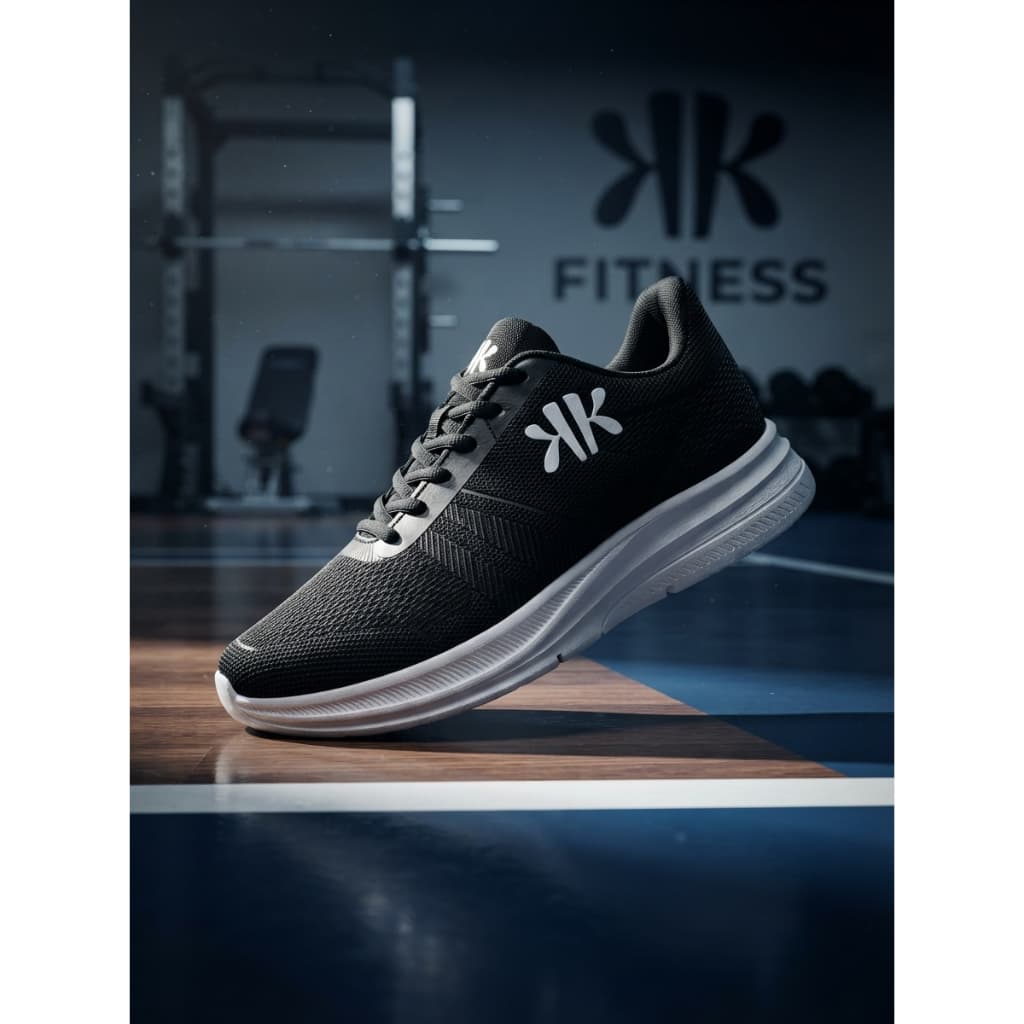 Tenis Preto Feminino Adulto Academia Caminhada Leve Confortável
