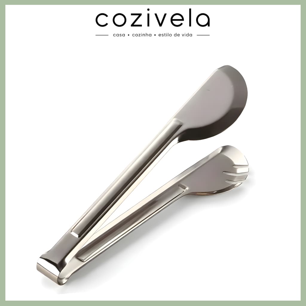 Pegador De Macarrão Inox Food Grade para Cozinha e Churrasco Carnes