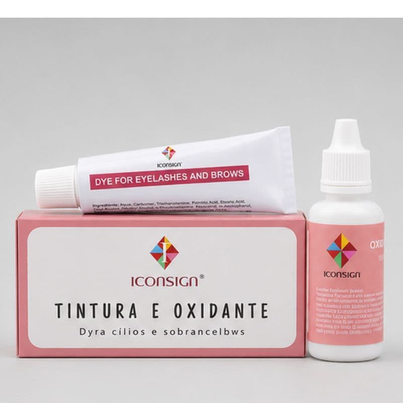 Tintura Para Cílios E Sobrancelhas Iconsign Com Oxidante
