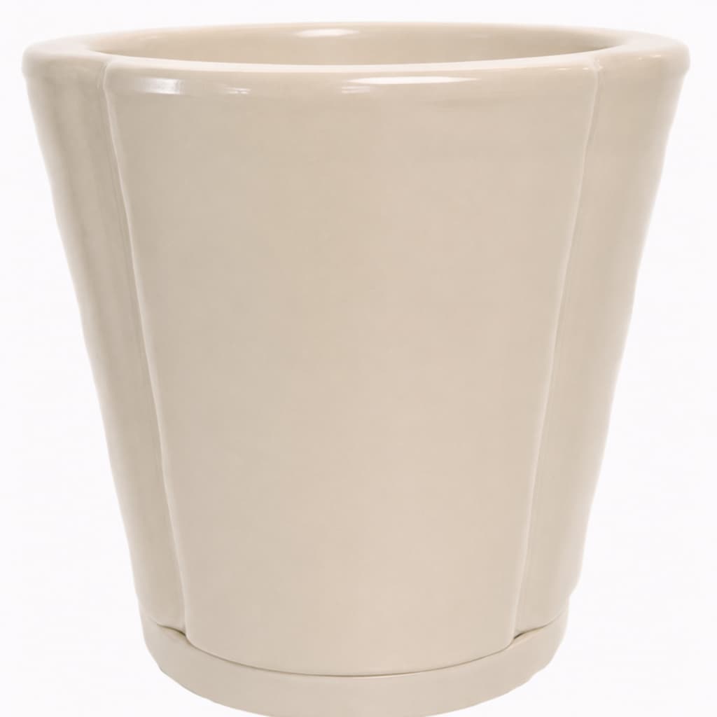 Vasos Para Plantas Cachepô Grego Tamanho P com Prato Coletor - Vaso Decorativo em Polietileno