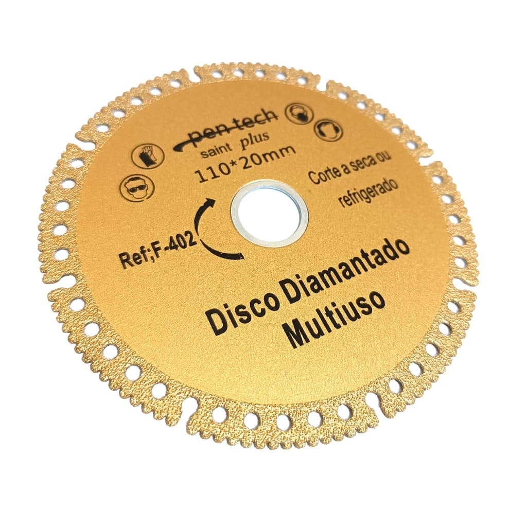 Disco De Corte Para Metal Diamantado Corta Mármores Tijolos Madeira PVC Corte Á Seco E Refrigerado