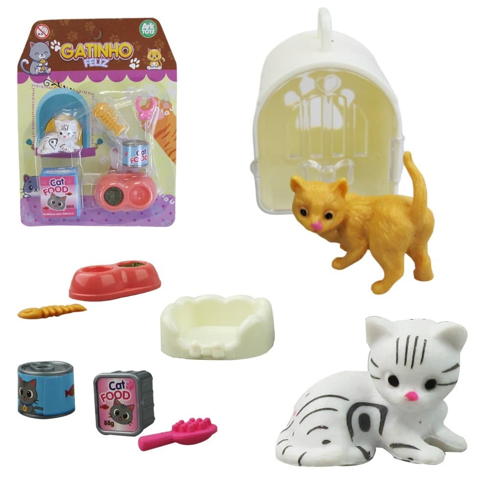 BRINQUEDO PET SHOP GATINHOS RAMSTER COELHINHOS MINIATURA