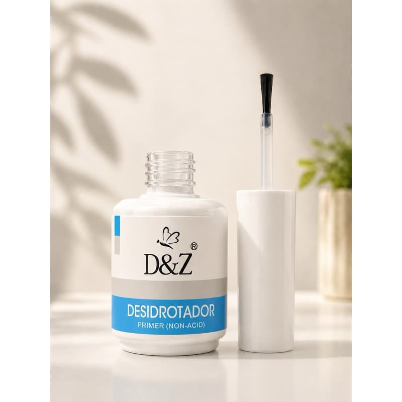 Desidratador Primer 15ml Non Acid D&Z Preparador de Unhas para Maior Aderência Secagem Rápida