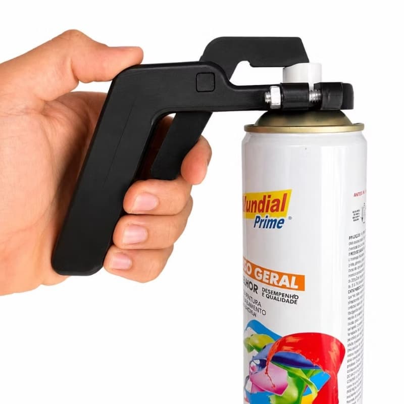 Gatilho Aplicador Universal para Lata de Spray | Adaptador Ergonômico para Tinta Aerosol, Lubrificantes e Aerossóis