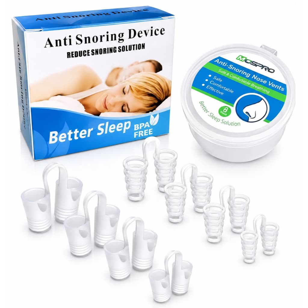Dilatador Nasal Anti Ronco Interno Silicone Apinéia Kit 8 Unidades