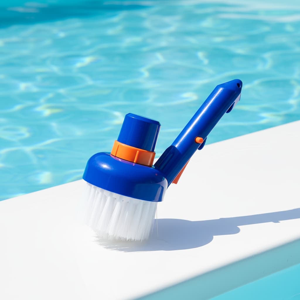 Escova De Canto Com Aspiração Para Limpeza De Piscinas