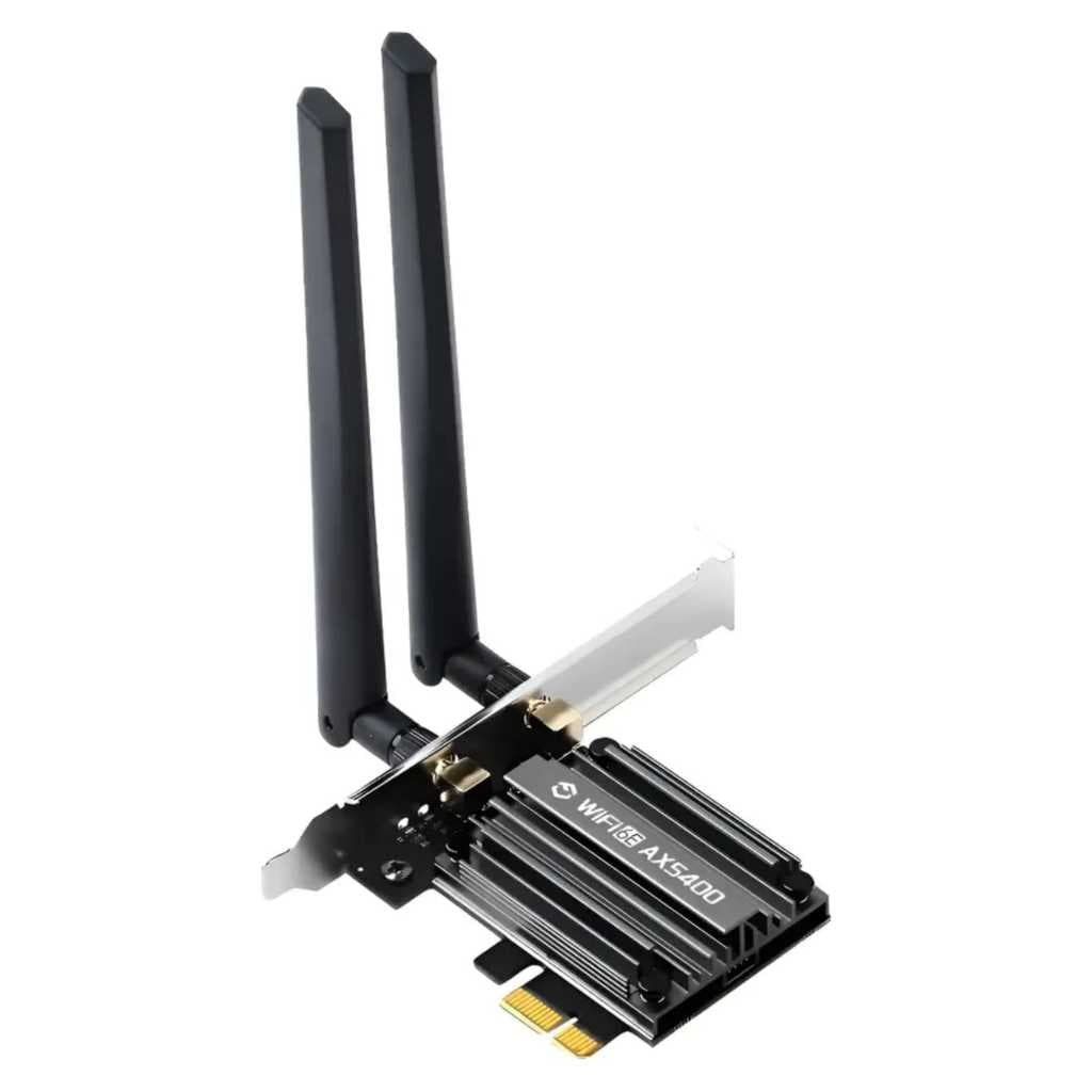 Adaptador Wifi 6e Ax5400 Bt 5.3 Pci-e 6ghz Mt7922w Fenvi