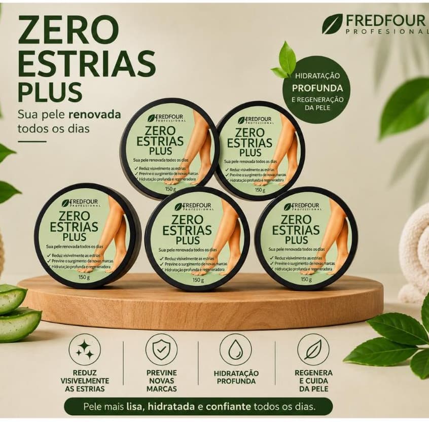Creme Zero Estrias Plus Removedor Anti Estrias Trata E Previne 150g - RedFour