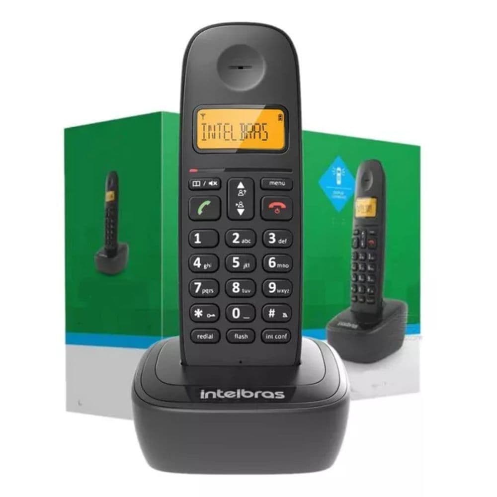 Telefone Sem Fio Intelbras Digital TS 2510 Preto 4122510