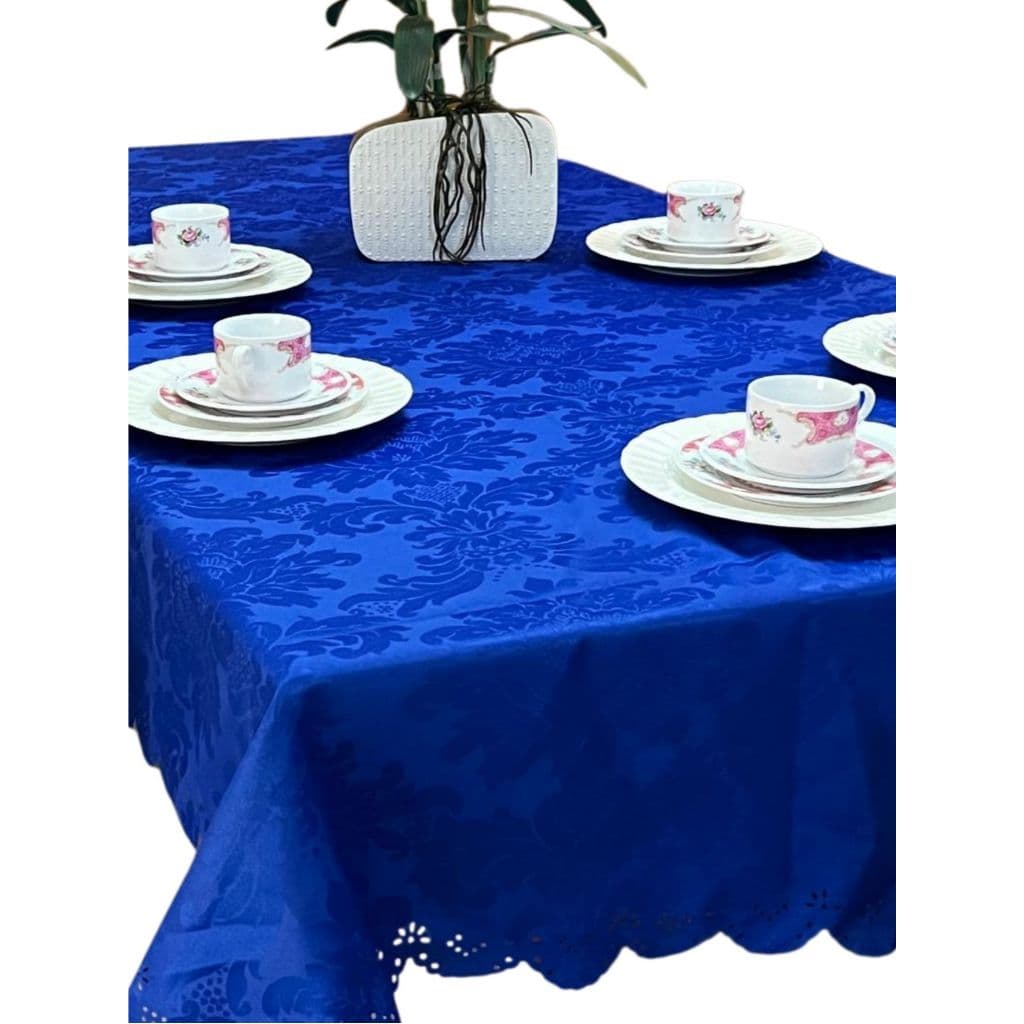 Oferta Imperdível! Toalha de Mesa Jacquard 3.00m Retangular - Para Mesa de 10 Cadeiras