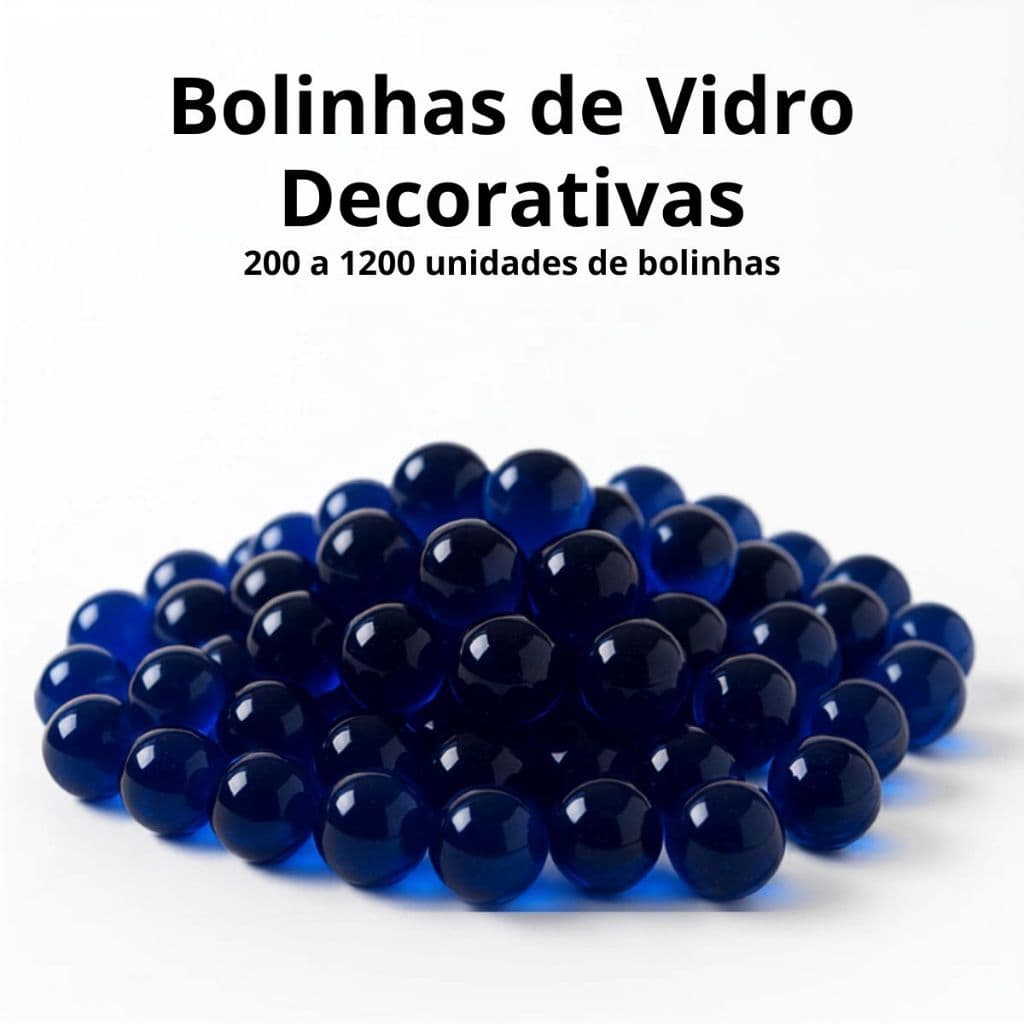 1000 Bolinha de Gude de Vidro Escalda Pés Burica Bila Birosca Fubeca transparente azul verde