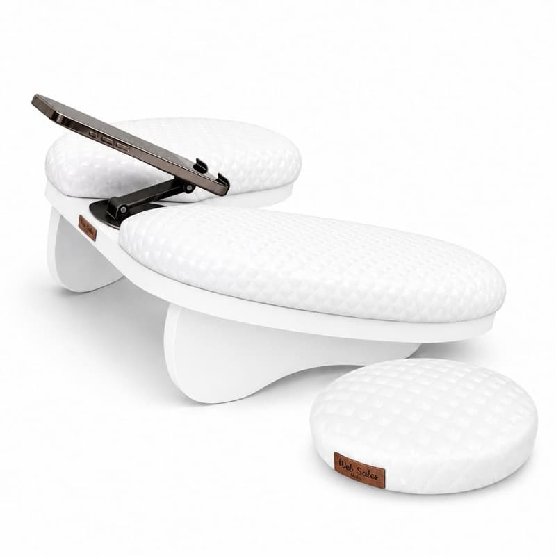 Kit Apoio de Braço e Cotovelo Manicure Delta Pro Profissional +  Apoio de Cotovelo para Manicure Nails Designer