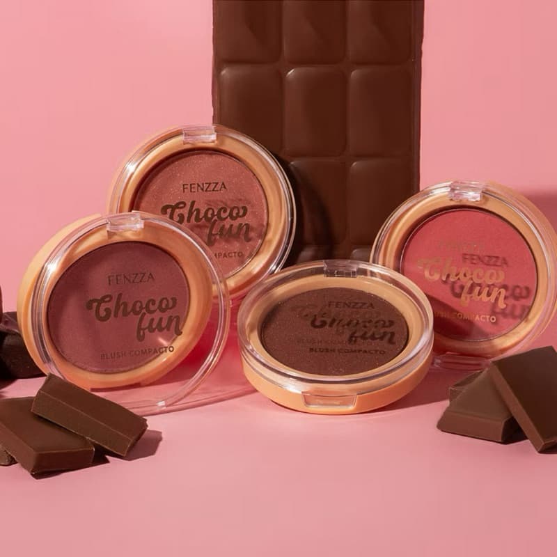BLUSH COMPACTO CHOCO FUN - FENZZA
