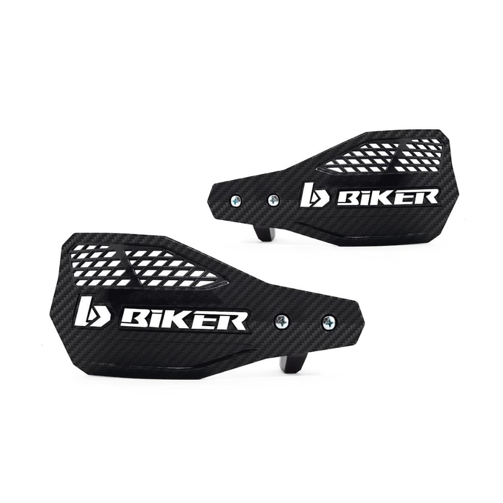 Protetor de mão Carbon A1r Preto com Branco Azul B. biker