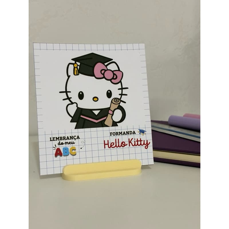 🎓 Lembrancinha Formatura ABC Personalizada com Foto | Suporte de Mesa | Educação Infantil | Pré-escola