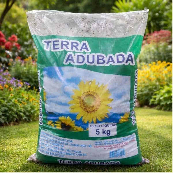 Terra Adubada Saco 5kg Girassol