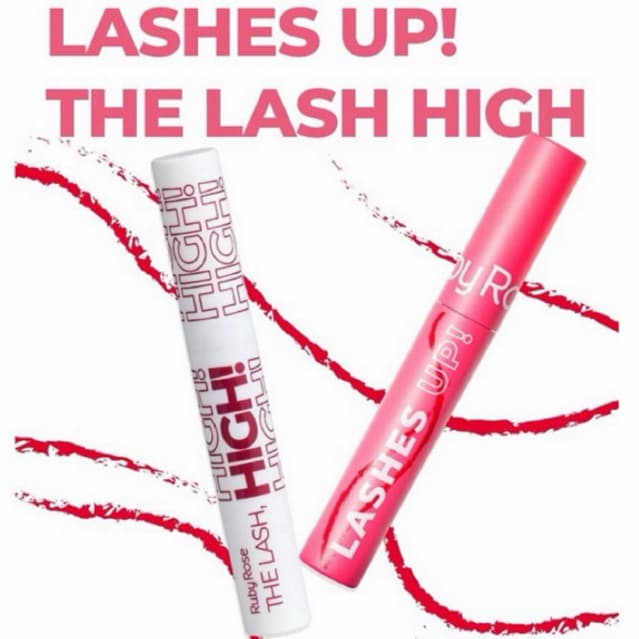 Máscara para Cílios Ruby Rose Lashes Up: Alonga e Define, The lash High Volume Intenso