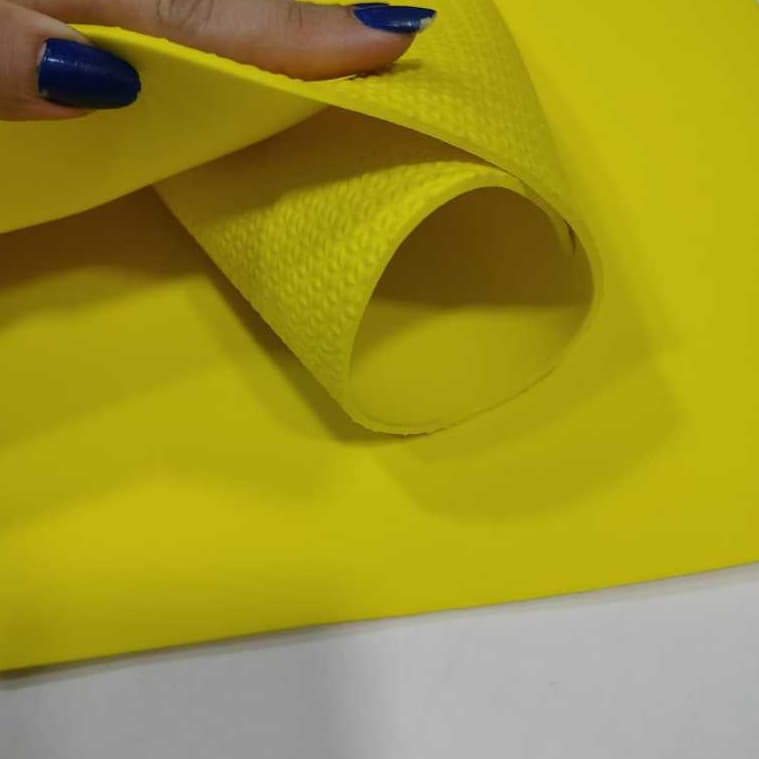 3 Tapetes Placa Eva Grand Metros Comprimento x 1 metro de largura Artesanato sem Emenda Cor Amarelo
