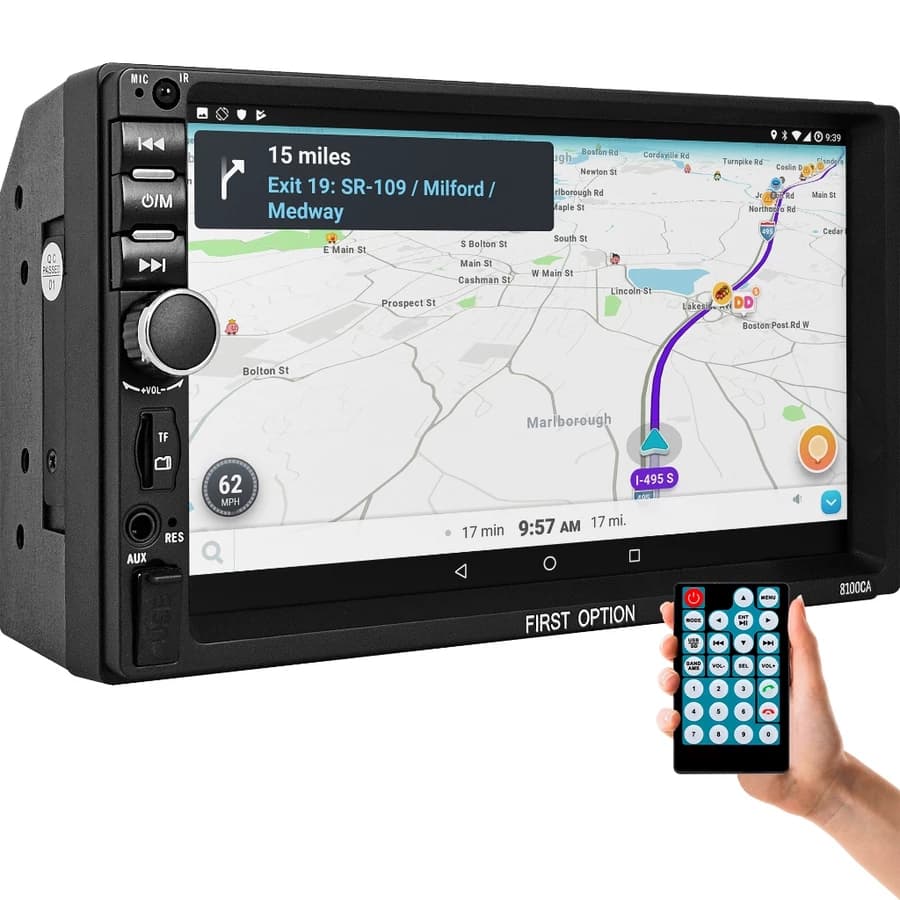 Central Multimídia Universal 2 Din Android Auto Carplay Touch Screen