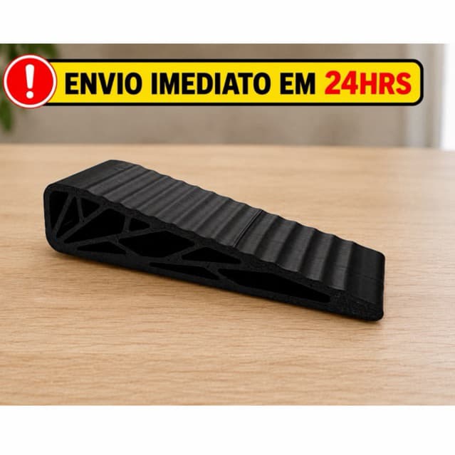 Trava Porta Antiderrapante | Batente |Calço para Porta | Impede Fechamento e Batidas | Uso Residencial e Comercial