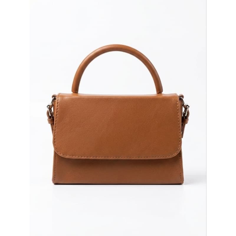 Bolsa Feminina Estruturada Pequena Camurça Elegante Lançamento