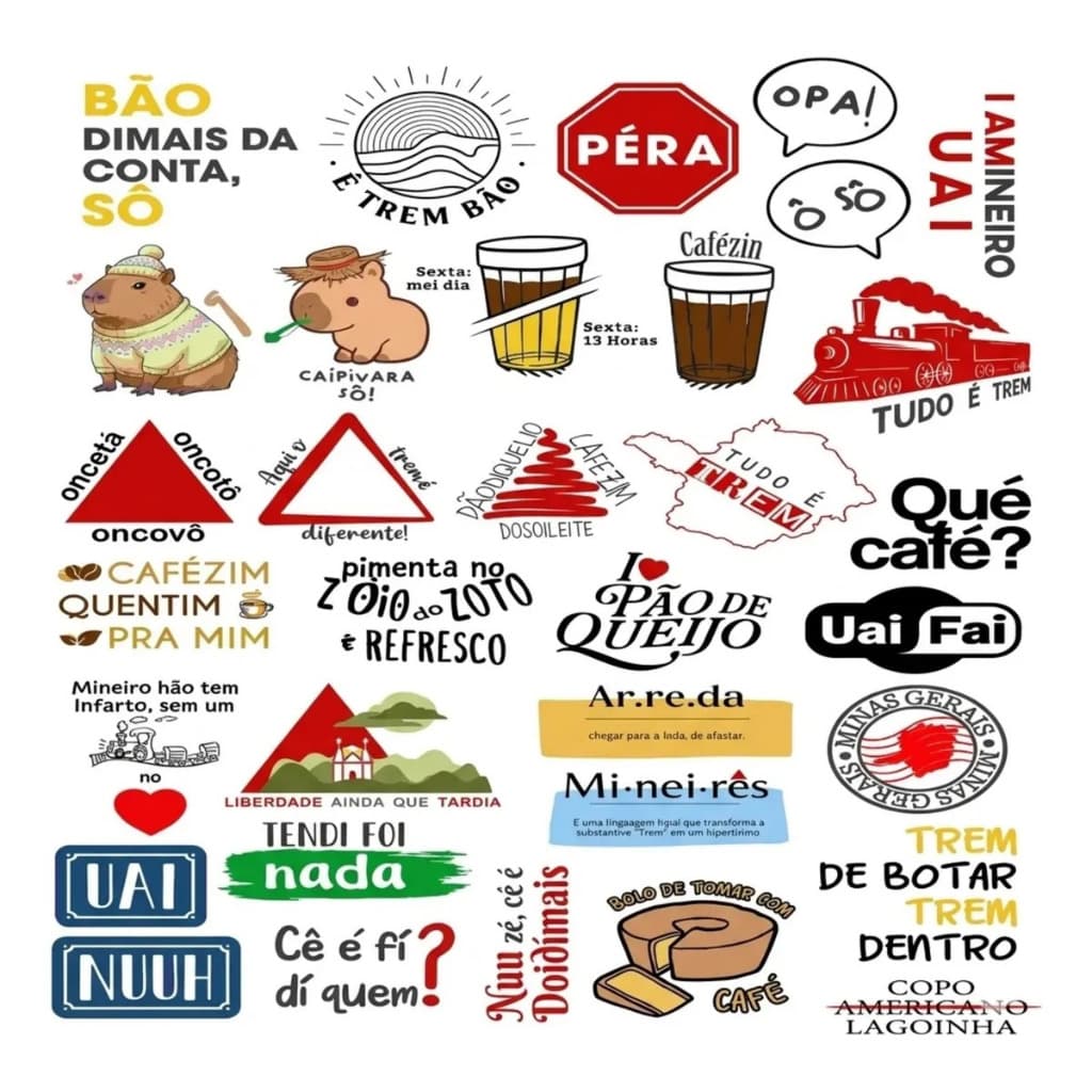 ADESIVOS DTF UV A3 MINEIRÊS ALTA QUALIDADE CORES VIVAS