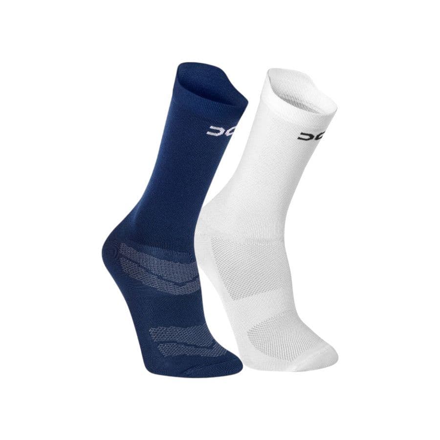 Kit 2 Meias Respiráveis Esportivas Academia Fit Corrida Pilates Adulto Ciclismo Cano Médio Sport Gym