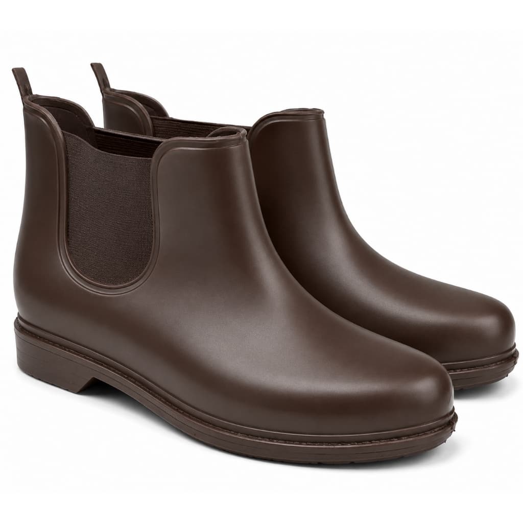 Bota Coturno Galocha Impermeavel Borracha Feminino Tratorado de Cano Curto para Moda Casual