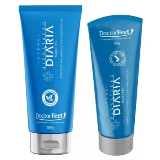 Creme Bisnaga 180g Hidratação Profunda para Pés Podologia Doctor Feet