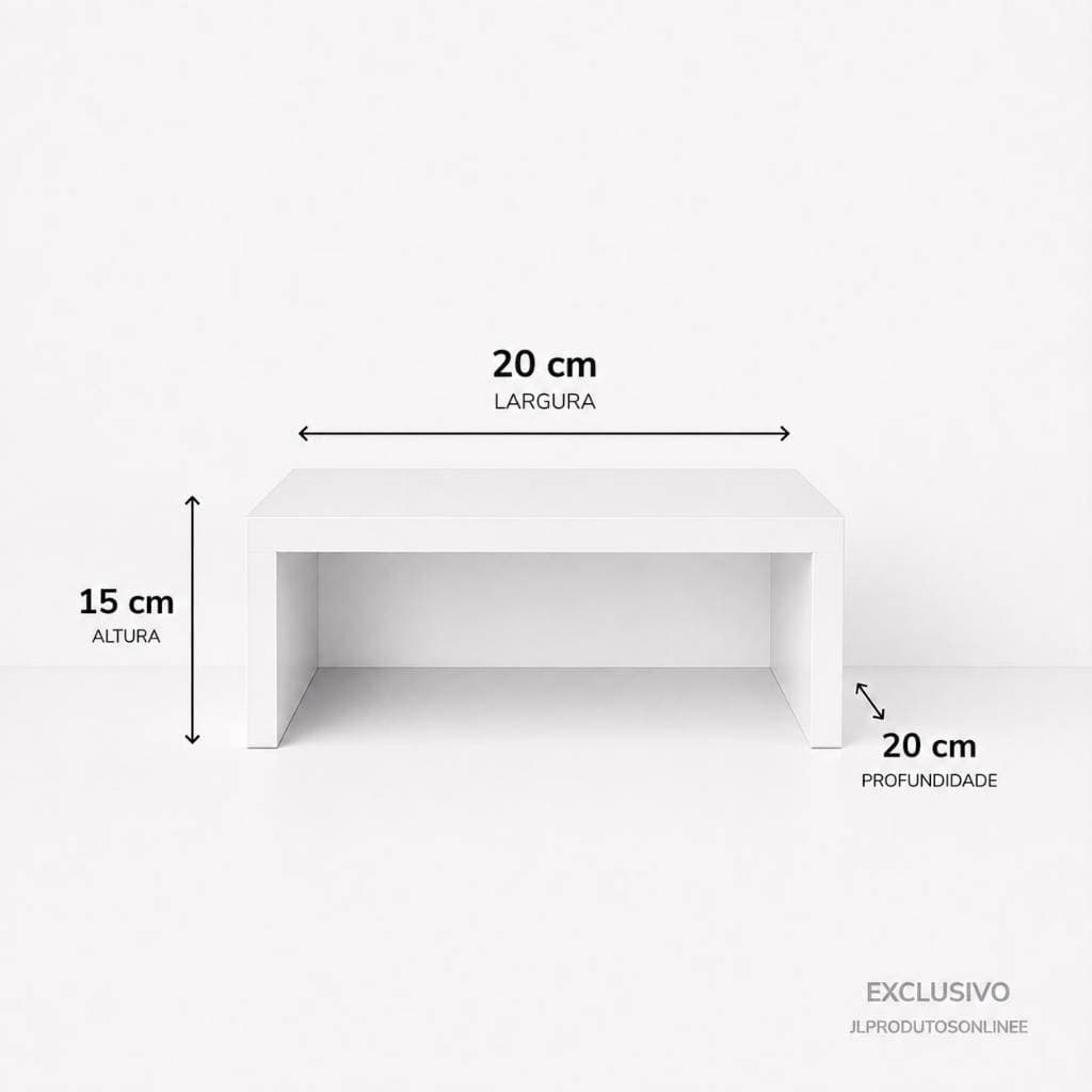Organizadora para Armários – MDF Branco 20x20x15cm