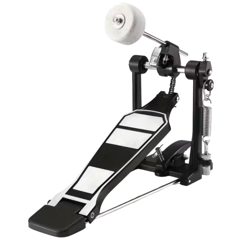 Pedal Para Bumbo Bateria Corrente Simples Konig Cromado