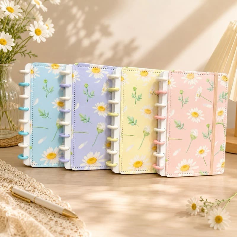 Caderno Inteligente A5 80 Folhas 21 x 14,5 cm – Caderno de Discos Removíveis